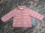 Mt 92 Roze gewatteerde jas met bolletjes en regenkap, Kinderen en Baby's, Kinderkleding | Maat 92, Meisje, Ophalen of Verzenden