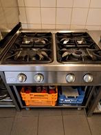 ATA INOX Gasfornuis (professioneel) 4-bek met open kast, Ophalen, 4 kookzones, Zo goed als nieuw, Gas