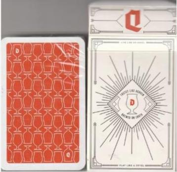 Duvel speelkaarten beschikbaar voor biedingen