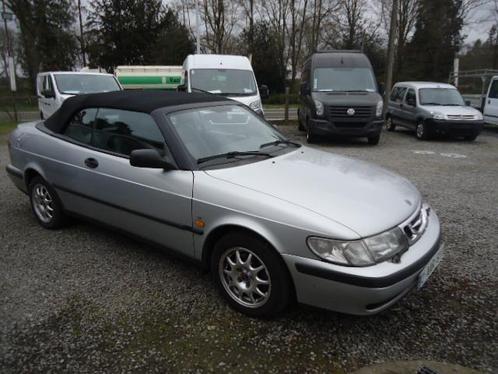 Saab 9-3 cabrio ,2.0 benz, 250 dkm ,1ste eig,juist nw banden, Auto's, Oldtimers, Bedrijf, Te koop, ABS, Airbags, Centrale vergrendeling