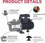 Tuinpomp van roestvrij staal | 2.950 l/u | GRATIS LEVERING, Jardin & Terrasse, Pompes à eau, Neuf, TIP, Électrique, -