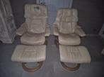 Stressless relaxfauteuil, Ophalen, Gebruikt, Minder dan 75 cm, Leer
