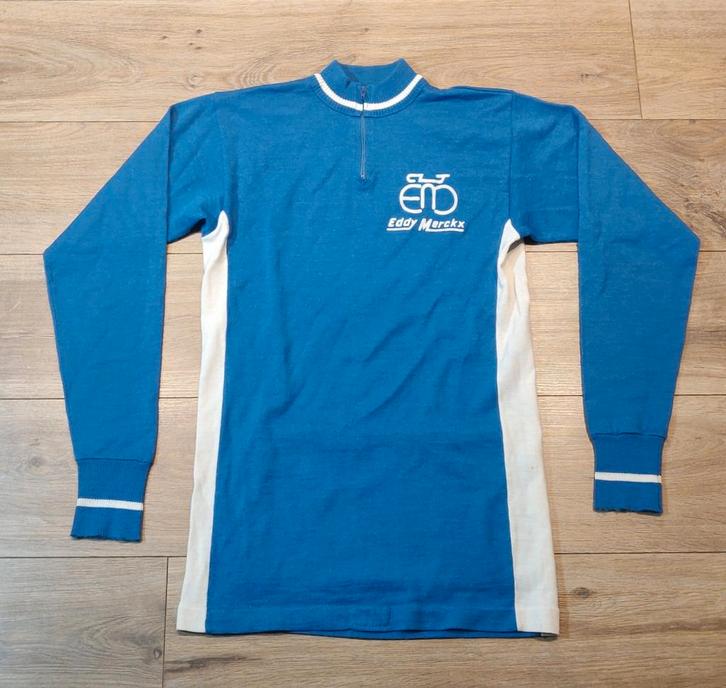 Wielershirt Eddy Merckx wol, Sport en Fitness, Wielrennen, Gebruikt, Kleding, Ophalen of Verzenden