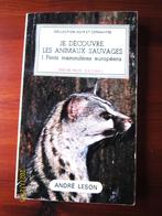 Livre "Je découvre les animaux sauvages - I. Petits mammifèr