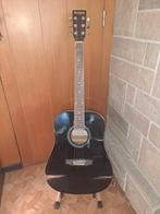 Zwarte akoestische gitaar – merk Sherwood, Muziek en Instrumenten, Ophalen of Verzenden, Gebruikt, Klassieke of Spaanse gitaar