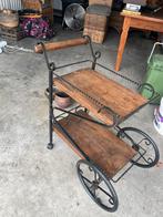 Antiek wijnkarretje Kloosterstraat Antwerpen, Ophalen