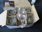 Doos met 6 stuks MINI DUVEL glazen  met gouden letters, Verzamelen, Verzenden, Nieuw, Duvel