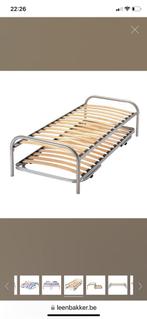 Logeerbed/Uitschuifbed/ 2x90cm, Huis en Inrichting, Ophalen, Eenpersoons, Zo goed als nieuw, Uitschuifbaar tot groot bed 180: 2x90