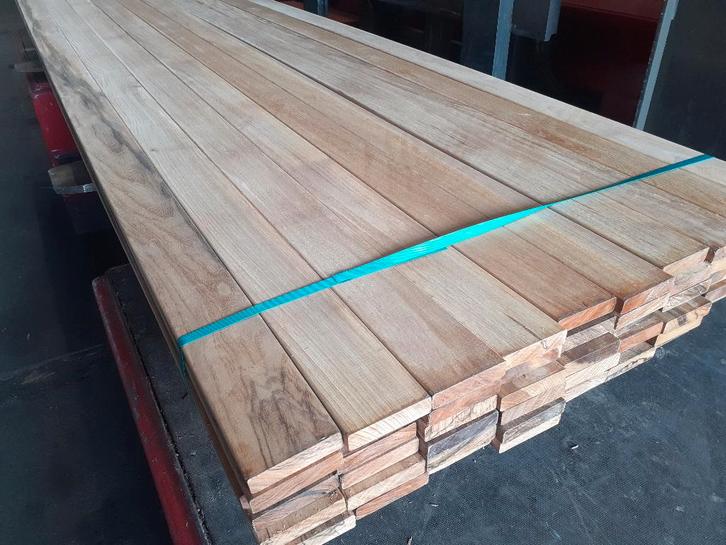 Bardage ouvert en bois dur 21x90 mm - à partir de 2,10 €/m1, Jardin & Terrasse, Poteaux, Poutres & Planches, Neuf, Planches, 250 cm ou plus