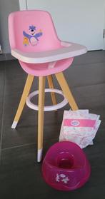 Eetstoeltje poppen, Ophalen of Verzenden, Zo goed als nieuw, Babypop