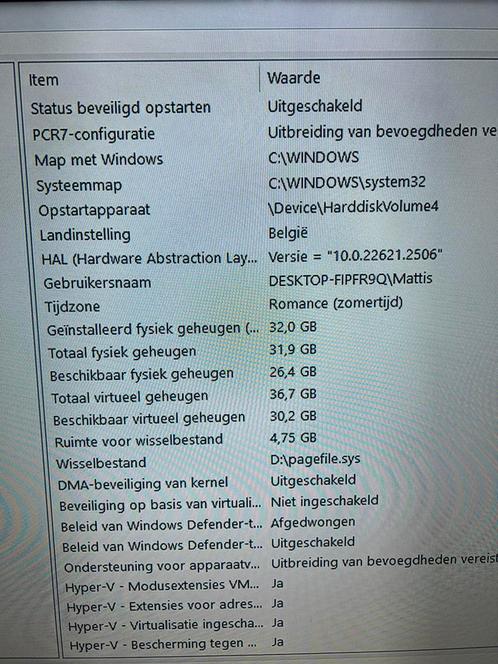 Game PC i7 RTX 2070 SUPER 32GB RAM 2.5TB Opslag Windows 11, Computers en Software, Desktop Pc's, Zo goed als nieuw, HDD, 8 GB