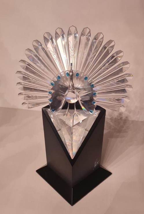 Swarovski - pauw 1998, Verzamelen, Swarovski, Zo goed als nieuw, Figuurtje, Ophalen