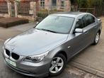 BMW 520dA E60 FACELIFT AUTOMAAT LEDER 148.000KM CARPASS!!, Automaat, Achterwielaandrijving, Zwart, Leder