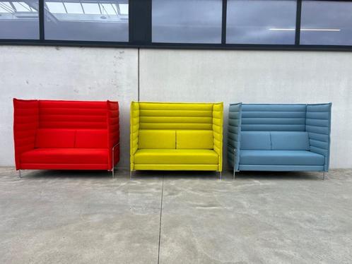 VITRA ALCOVE BOUROULLEC 2-SEATER, 3x, Huis en Inrichting, Zetels | Zetels, Zo goed als nieuw, Rechte bank, Tweepersoons, Metaal