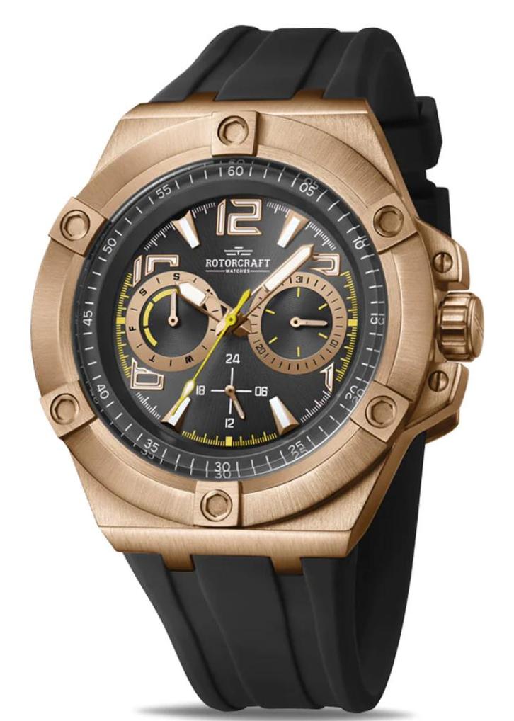 Rotorcraft Sinner RC3407 sport t.w.v € 399 100% ORIGINEEL !, Handtassen en Accessoires, Sporthorloges, Nieuw, Groen, Waterdicht