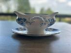 Antieke sauskom blauw-wit – Boch, Antiek en Kunst, Ophalen of Verzenden