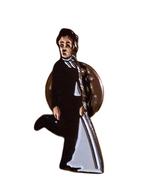 Vintage pin Charlie Chaplin, Verzamelen, Verzenden, Zo goed als nieuw, Figuurtje, Speldje of Pin