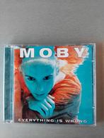 Cd. Moby. Everything is wrong., Cd's en Dvd's, Ophalen of Verzenden, Zo goed als nieuw