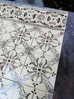 9,2m2 antieke wandtegels 12x12 zacht gele ondergrond BOCH, Enlèvement