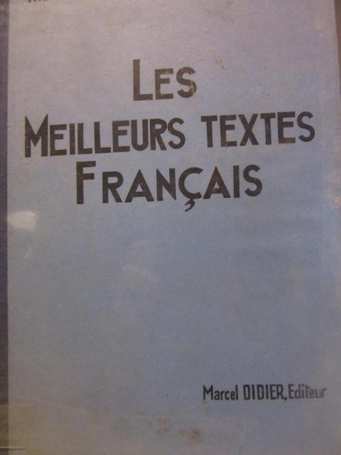 Leerboeken: les meilleurs textes français, Textes français.., Boeken, Taal | Frans, Ophalen of Verzenden