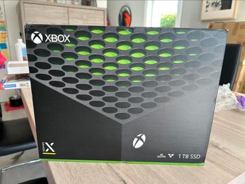 Xbox series x console+4 games beschikbaar voor biedingen