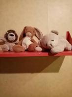 3 nieuw zachte knuffels  leeuw + konijn (27cm) + beer (27cm), Ophalen of Verzenden, Nieuw, Beer