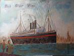 Schilderij olieverf, Red Star Line, nieuw., Enlèvement
