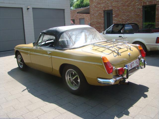 Oldtimer MGB 1972, Auto's, Oldtimers, Particulier, MG, Benzine, Cabriolet, 2 deurs, Handgeschakeld, Overige kleuren, Zwart, Leder