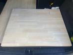 Werkblad Rubberwood 850x650x33, Doe-het-zelf en Bouw, Hout en Planken, Ophalen, 25 tot 50 mm, Nieuw, Plank