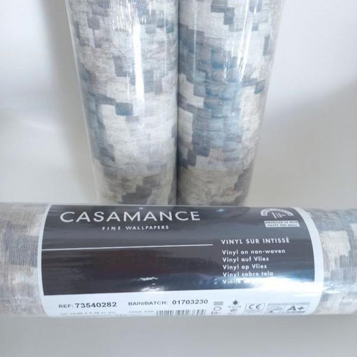 Casamance behang van hoge kwaliteit, Huis en Inrichting, Stoffering | Behang, Wit, Beige, Grijs, 75 m² of meer, Ophalen of Verzenden