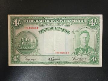 Les Bahamas se classent en 9ème position (4 shillings) : Loi, Enlèvement ou Envoi, Amérique centrale, Billets en vrac