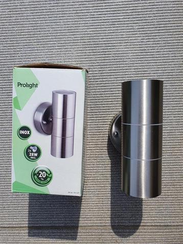 Lampe murale en inox NOUVELLE ! ! !, Enlèvement ou Envoi, Neuf