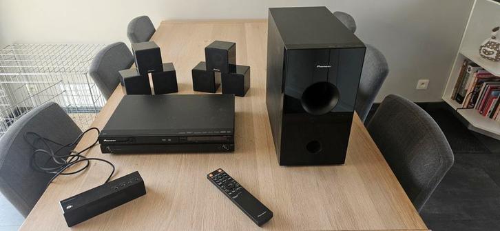 PIONEER Home Cinema + Lecteur/graveur DVD avec HDD intégré, Audio, Tv en Foto, Home Cinema-sets, Gebruikt, Pioneer, Ophalen