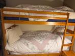 grenen stapelbed met 2 schuiven en nachtkastje, Ophalen, Gebruikt, Stapelbed