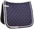 Zadeldekje HKM Blauw Wit - Dressuur - Pony, Dieren en Toebehoren, Ophalen of Verzenden, Nieuw, Dekje