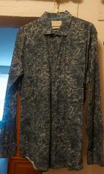 Zeer mooi blauw/grijs herenhemd, Ophalen, Blauw