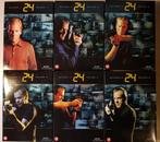 3 DVD-boxen van de tv-serie '24' met Kiefer Sutherland, À partir de 12 ans, Action et Aventure, Utilisé, Enlèvement ou Envoi