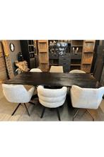 eettafel 180/200 of 220 cm lang, Huis en Inrichting, Tafels | Eettafels, 100 tot 150 cm, Ophalen of Verzenden, Vijf personen of meer