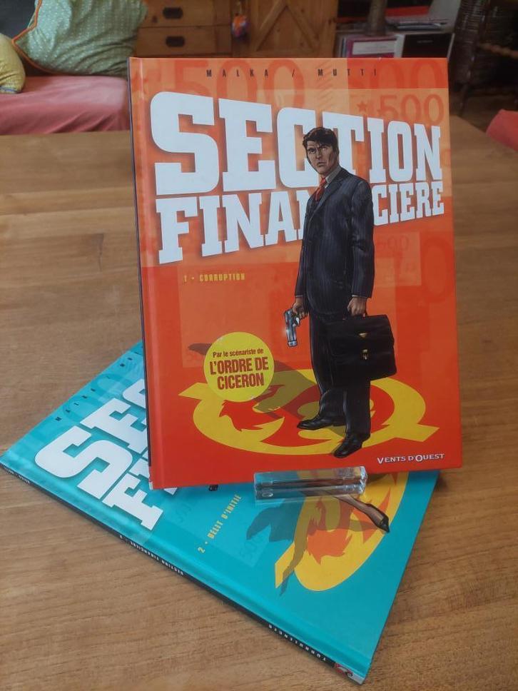 BD - Section Financière (MALKA/MUTTI) - Tomes 1 et 2, Boeken, Stripverhalen, Ophalen of Verzenden