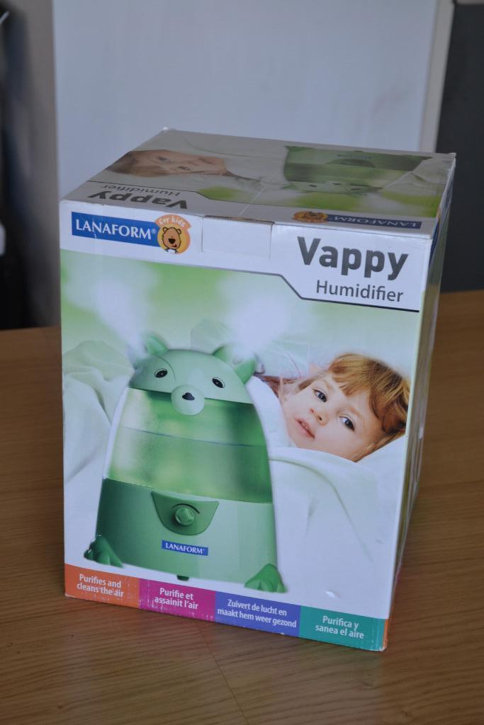 Humidificateur d'air Vappy Lanaform LA120107﻿, Electroménager, Équipement de traitement de l'air, Comme neuf, Humidificateur, Enlèvement