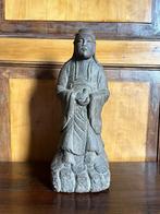 Statue en pierre Chine 17 - 18éme, Antiquités & Art, Enlèvement ou Envoi