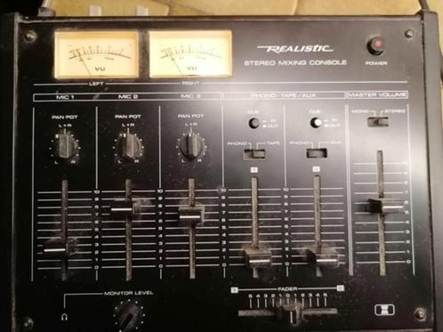Realistic Mixing Console, Muziek en Instrumenten, Mengpanelen, Gebruikt, Ophalen of Verzenden