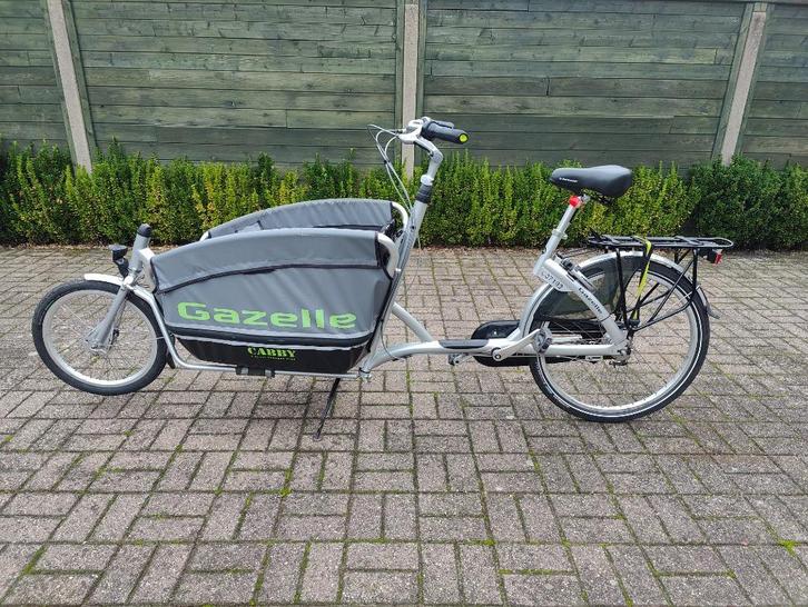 Gazelle Caddy bakfiets (niet gemotoriseerd), Fietsen en Brommers, Fietsen | Bakfietsen, Zo goed als nieuw, Gazelle, 2 kinderen