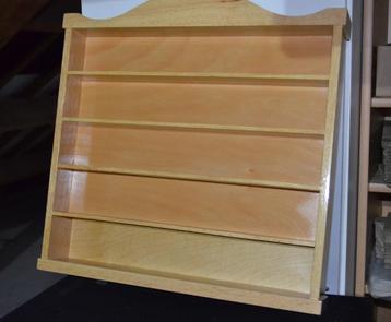 LOT (14st.) houten displays / Ongeopende verpakking! Nieuw!