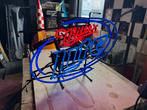 Miller lite oude reclame NeoN USA, Verzamelen, Ophalen, Gebruikt, Lichtbak of (neon) lamp