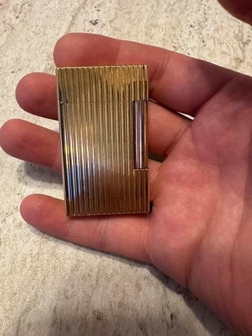 Briquet Dupont Ligne 2 plaqué Or en très bon état., Collections, Enlèvement ou Envoi, Comme neuf, Briquet