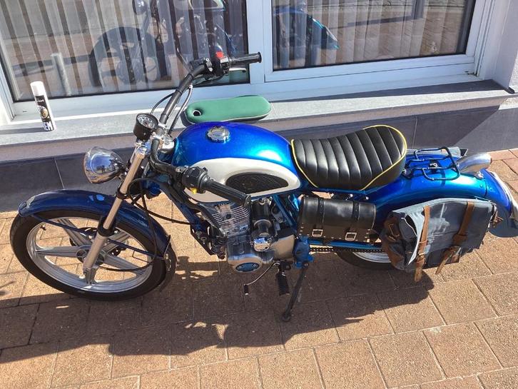 Skyteam 125cc custom cruiser, Motoren, Motoren | Harley-Davidson, Particulier, Chopper, 11 kW of minder, 1 cilinder, Ophalen