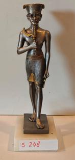 Egyptische God Amon Re, Antiek en Kunst, Kunst | Beelden en Houtsnijwerken, Ophalen of Verzenden