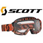 PROMO -58% - Scott Hustle MX Enduro bril adult - Zwart/Fluo, Motoren, Nieuw met kaartje, Motorcrosskleding, Scott, Dames