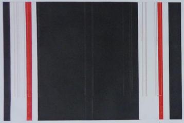 LUC PEIRE / GEOMETRISCHE ABSTRACTIE / KLEURETS / 57x76cm SIG beschikbaar voor biedingen